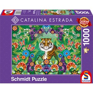 Schmidt Spiele (59588) - Catalina Estrada: "Bengal Tiger" - 1000 brikker puslespil