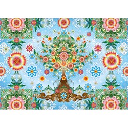 Schmidt Spiele (59589) - Catalina Estrada: "Colorful Tree" - 1000 brikker puslespil