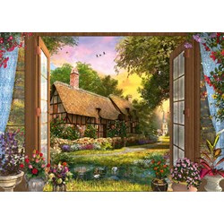 Schmidt Spiele (59591) - Dominic Davison: "View of the Cottage" - 1000 brikker puslespil