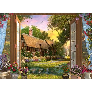 Schmidt Spiele (59591) - Dominic Davison: "View of the Cottage" - 1000 brikker puslespil