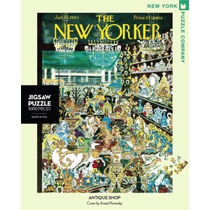 New York Puzzle Co (NPZNY1719) - "Anitque Shop" - 1000 brikker puslespil