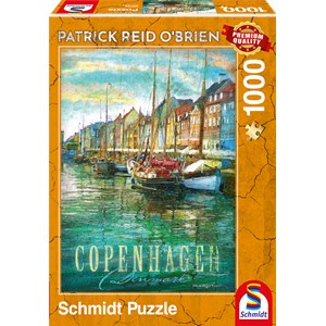 Schmidt Spiele (59583) - Patrick Reid O’Brien: "Copenhagen" - 1000 brikker puslespil