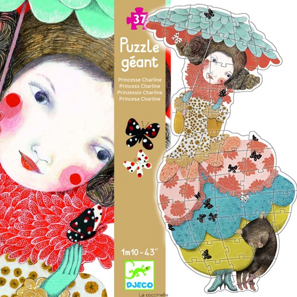 Djeco (07127) - "Princess Charline" - 37 brikker puslespil