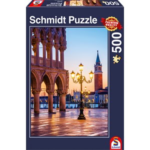 Schmidt Spiele (58320) - "An Evening at the Pizzetta, Venice" - 500 brikker puslespil