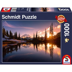 Schmidt Spiele (58321) - "Mountain Scene" - 1000 brikker puslespil