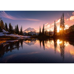 Schmidt Spiele (58321) - "Mountain Scene" - 1000 brikker puslespil