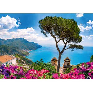 Schmidt Spiele (58329) - "View over the Amalfi Coast" - 1000 brikker puslespil