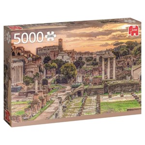 Jumbo (18592) - "Forum Romanum, Rome" - 5000 brikker puslespil