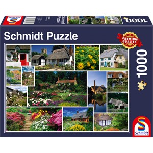 Schmidt Spiele (58341) - "Have a Holiday in England" - 1000 brikker puslespil