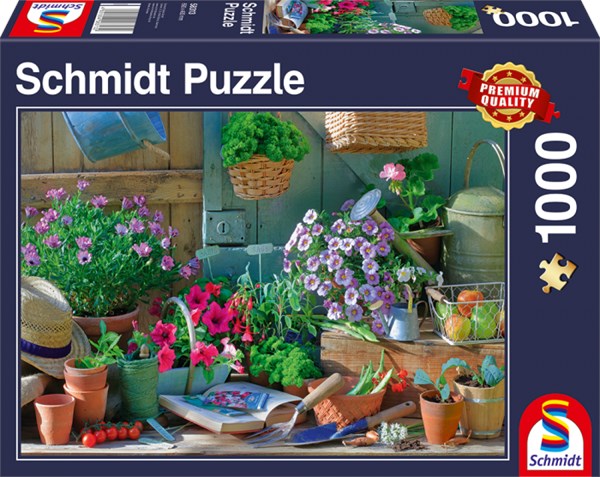 Schmidt Spiele (58313) - "At the Garden Table" - 1000 brikker puslespil
