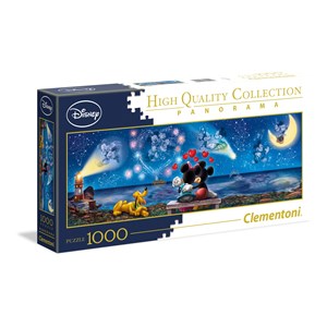 Clementoni (39449) - "Mickey & Minnie" - 1000 brikker puslespil