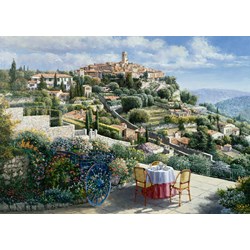 Schmidt Spiele (59483) - Sam Park: "St. Paul De Vence" - 1000 brikker puslespil