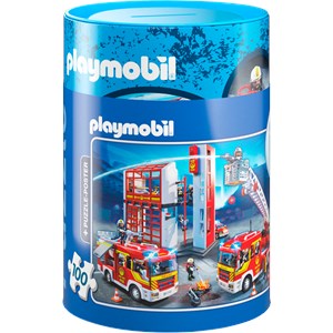 Schmidt Spiele (56914) - "Playmobil" - 100 brikker puslespil