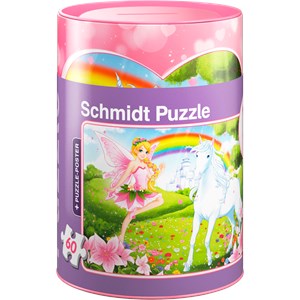 Schmidt Spiele (56915) - "Unicorn" - 60 brikker puslespil