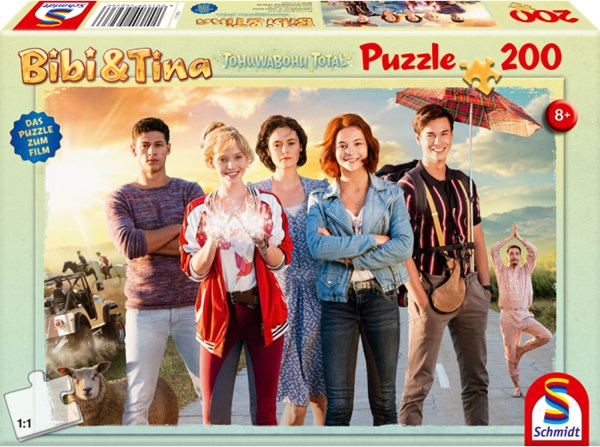 Schmidt Spiele (56236) - "Bibi and Tina, Tohuwabohu Total" - 200 brikker puslespil
