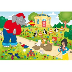 Schmidt Spiele (56208) - "Benjamin the Elephant, Summer time" - 48 brikker puslespil