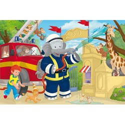 Schmidt Spiele (56209) - "Benjamin, Always in action" - 48 brikker puslespil