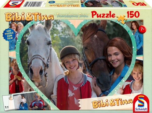 Schmidt Spiele (56235) - "Bibi and Tina, Girls Friendship" - 150 brikker puslespil