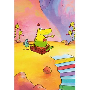 Schmidt Spiele (56226) - "On the road with Molly Monster" - 24 brikker puslespil