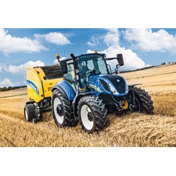 Schmidt Spiele (56214) - "New Holland T7 315 / T5 120 / FR 550" - 48 brikker puslespil