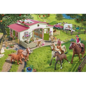 Schmidt Spiele (56190) - "Horse Ride into the Countryside" - 100 brikker puslespil