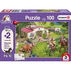 Schmidt Spiele (56190) - "Horse Ride into the Countryside" - 100 brikker puslespil