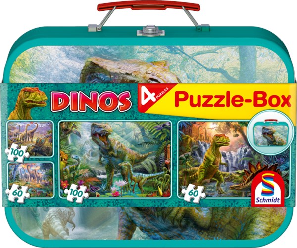 Schmidt Spiele (56495) - "Dinosaurs" - 60 100 brikker puslespil