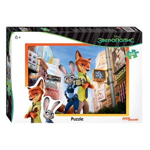Step Puzzle (94054) - "Zootopia" - 160 brikker puslespil