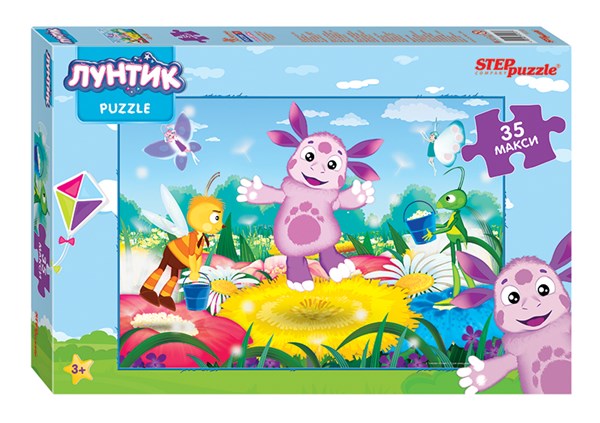 Step Puzzle (91213) - "Luntik" - 35 brikker puslespil