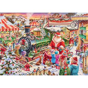 Ravensburger (19345) - "The Santa Express" - 1000 brikker puslespil