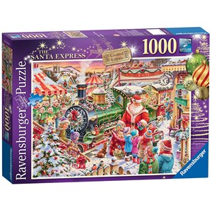 Ravensburger (19345) - "The Santa Express" - 1000 brikker puslespil