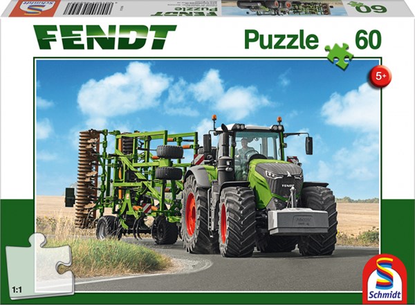 Schmidt Spiele (56255) - "Fendt Vario Traktor" - 60 brikker puslespil