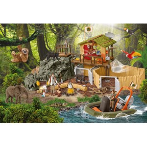 Schmidt Spiele (56238) - "Forskningsstation" - 100 brikker puslespil