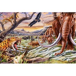 Schmidt Spiele (56251) - "Animals of the Ice Age" - 150 brikker puslespil