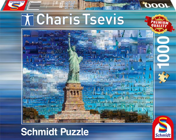 Schmidt Spiele (59581) - Charis Tsevis: "New York" - 1000 brikker puslespil