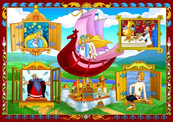 Castorland (B-PU50201-BC) - "Flying Ship" - 500 brikker puslespil