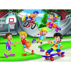 Ravensburger (10687) - "Skateboarding" - 100 brikker puslespil