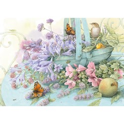 Schmidt Spiele (59572) - Marjolein Bastin: "Flower Basket" - 1000 brikker puslespil