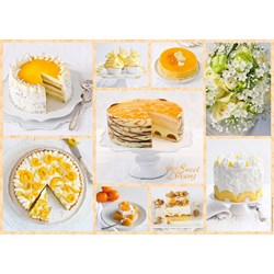 Schmidt Spiele (59574) - "Bright Yellow Coffee Table" - 1000 brikker puslespil