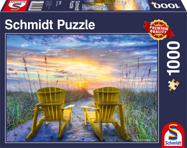 Schmidt Spiele (58310) - "Sunset View" - 1000 brikker puslespil