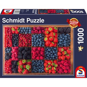Schmidt Spiele (58316) - "Berry Harvest" - 1000 brikker puslespil