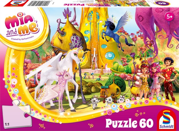 Schmidt Spiele (56296) - "Mia and me" - 60 brikker puslespil