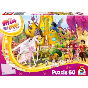 Schmidt Spiele (56296) - "Mia and me" - 60 brikker puslespil