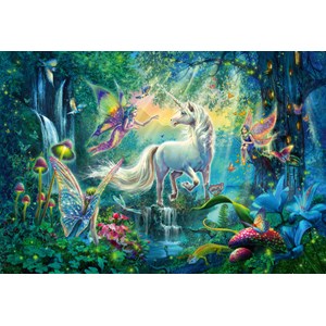 Schmidt Spiele (56254) - "In the Land of Mythical Creatures" - 100 brikker puslespil