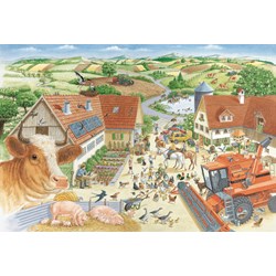 Schmidt Spiele (56291) - "Discover the Farm" - 150 brikker puslespil