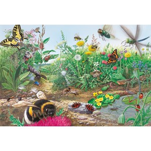 Schmidt Spiele (56293) - "Discover the World of Insects" - 200 brikker puslespil