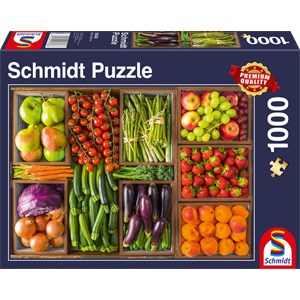 Schmidt Spiele (58308) - "Fresh from the Market" - 1000 brikker puslespil