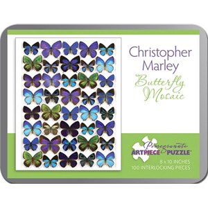 Pomegranate (AA798) - Christopher Marley: "Butterfly Mosaic" - 100 brikker puslespil