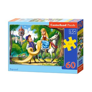 Castorland (B-066124) - "Rapunzel" - 60 brikker puslespil