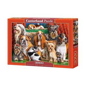 Castorland (C-300501) - "Dog Club" - 3000 brikker puslespil